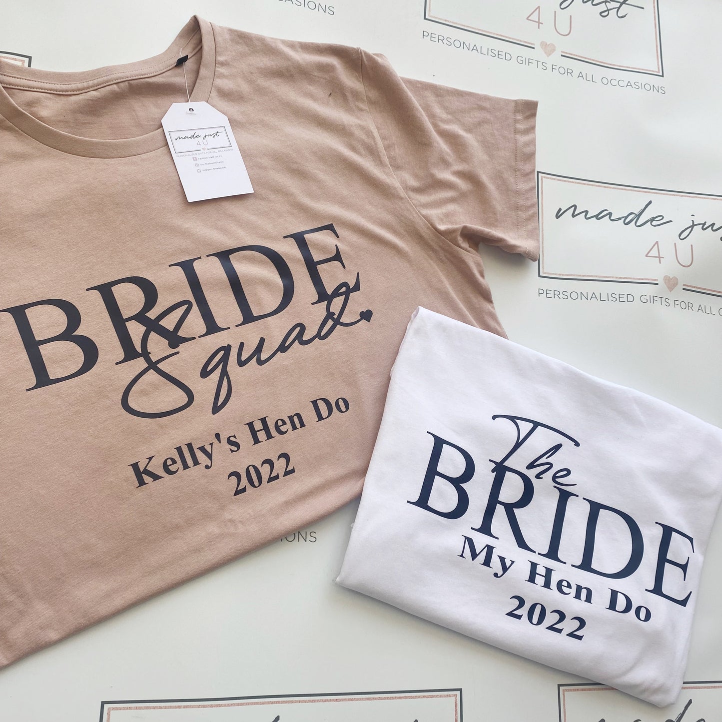 TEAM BRIDE Personalised  Hen T-Shirt