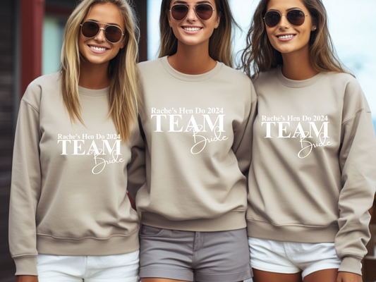 Hen party Sweashirts - Bridal Sweatshirt - Bride To Be Sweatshirt