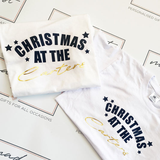 Christmas at the ...  T-Shirts Family Matching Christmas t-shirts