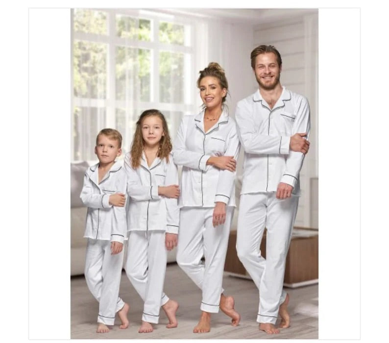 Personalise Mummy Pjs, Mum Pjs Long Cotton Pyjamas, long sleeved, personalised pjs,, Mummy Daughter Matching,Childs Name pjs