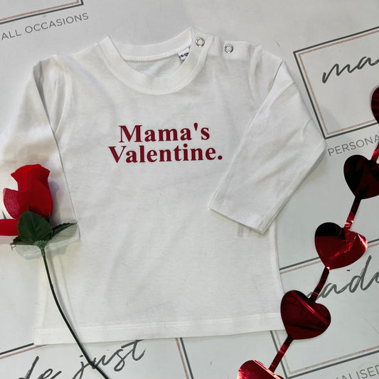 Mama's Valentines long sleeve t-shirt