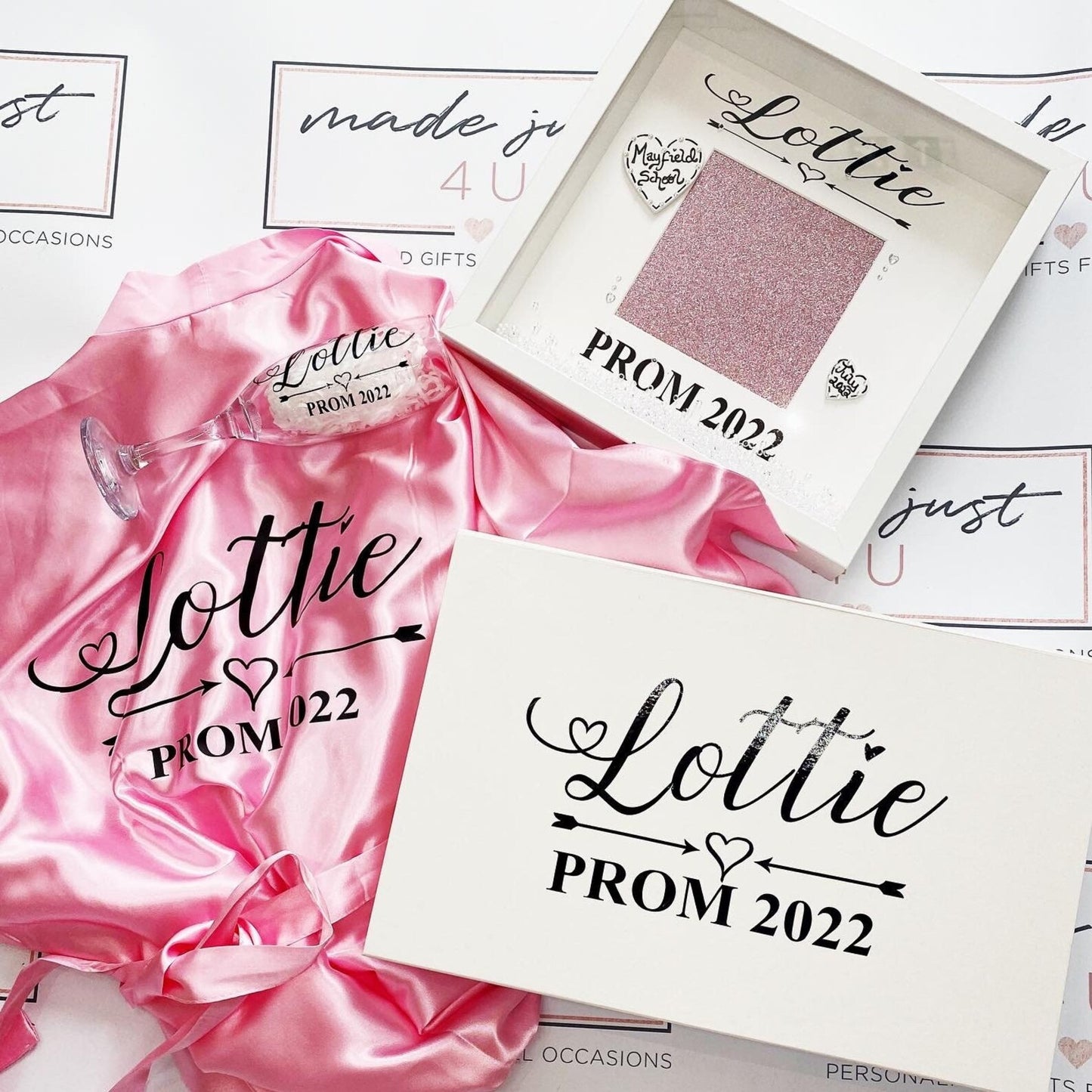 Prom Gift Set, Prom Robe Gift set (PLEASE NOTE FRAME SOLD SEPARATELY)