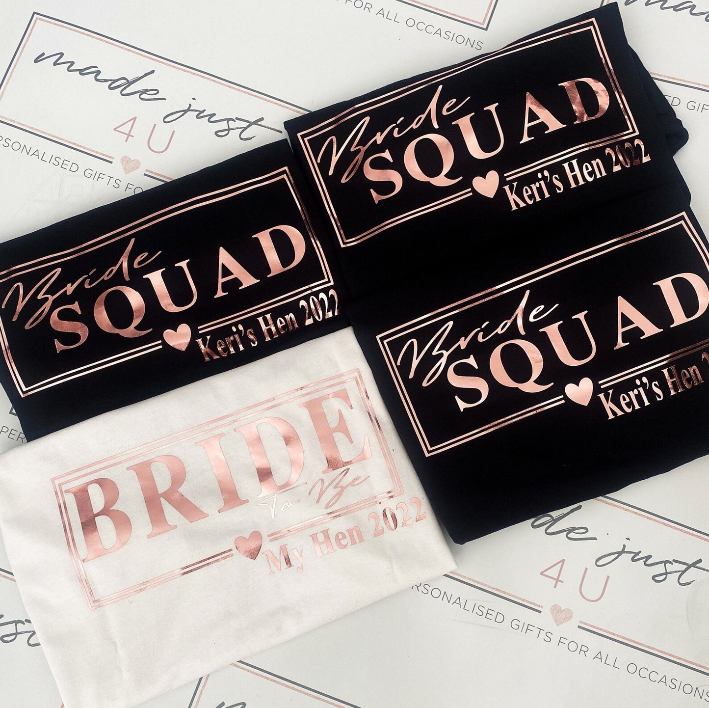 Bride Squad Hen Do T-Shirts