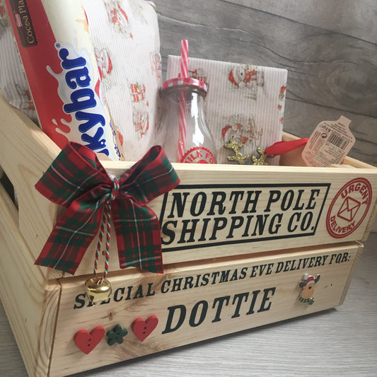 Personalised Christmas Delivery Christmas Eve Crate