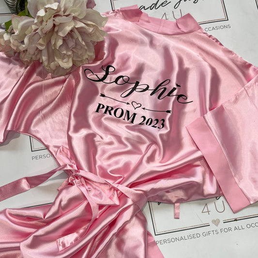 Personalised PROM robes, Prom dressing gowns