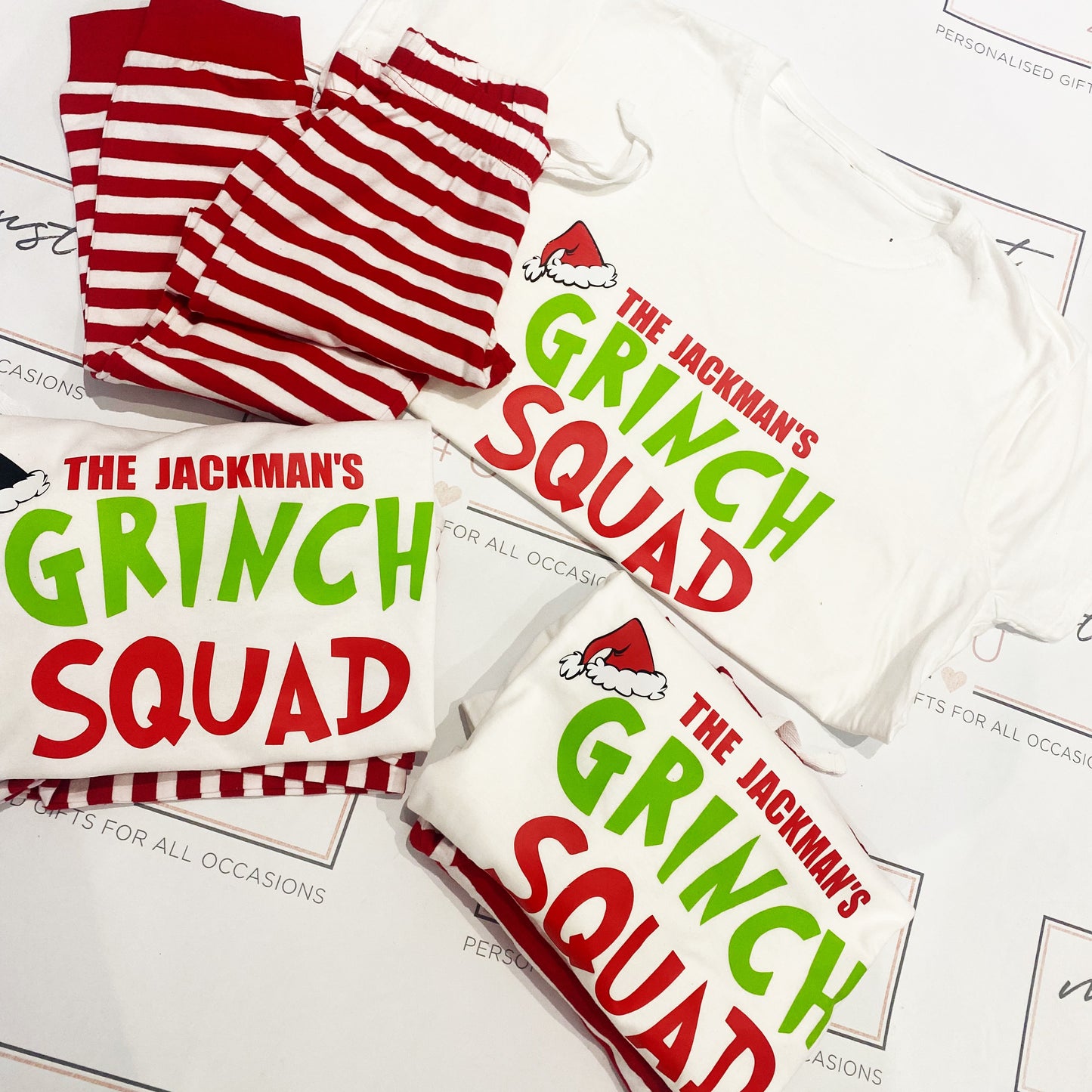 Family Grinch Christmas pjs