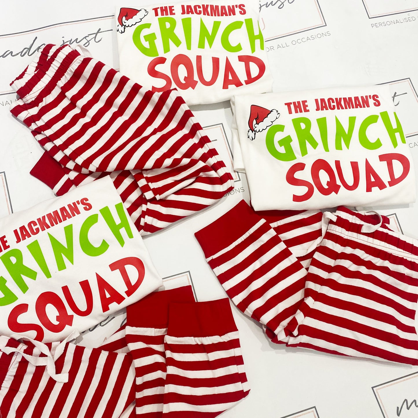 Family Grinch Christmas pjs