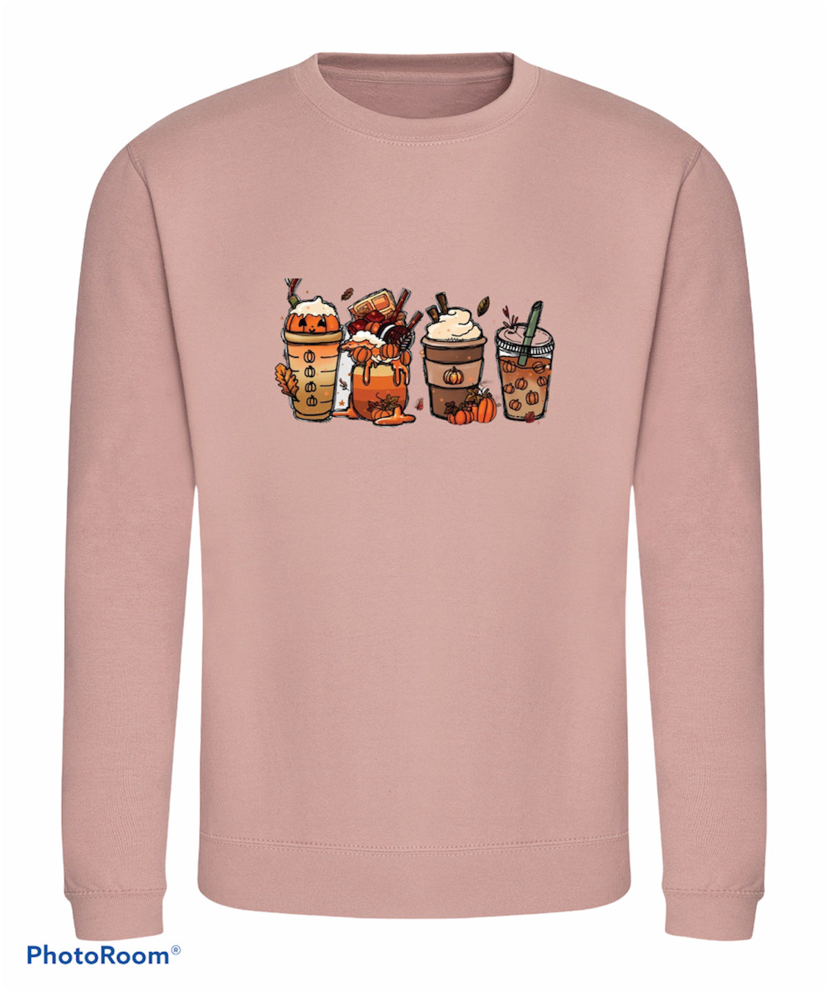Fall Crewneck Autumn Coffee Jumper Sweatshirt pumpkin spiced latte autumn design