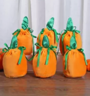 Pumpkin halloween bag sweet pouch gift