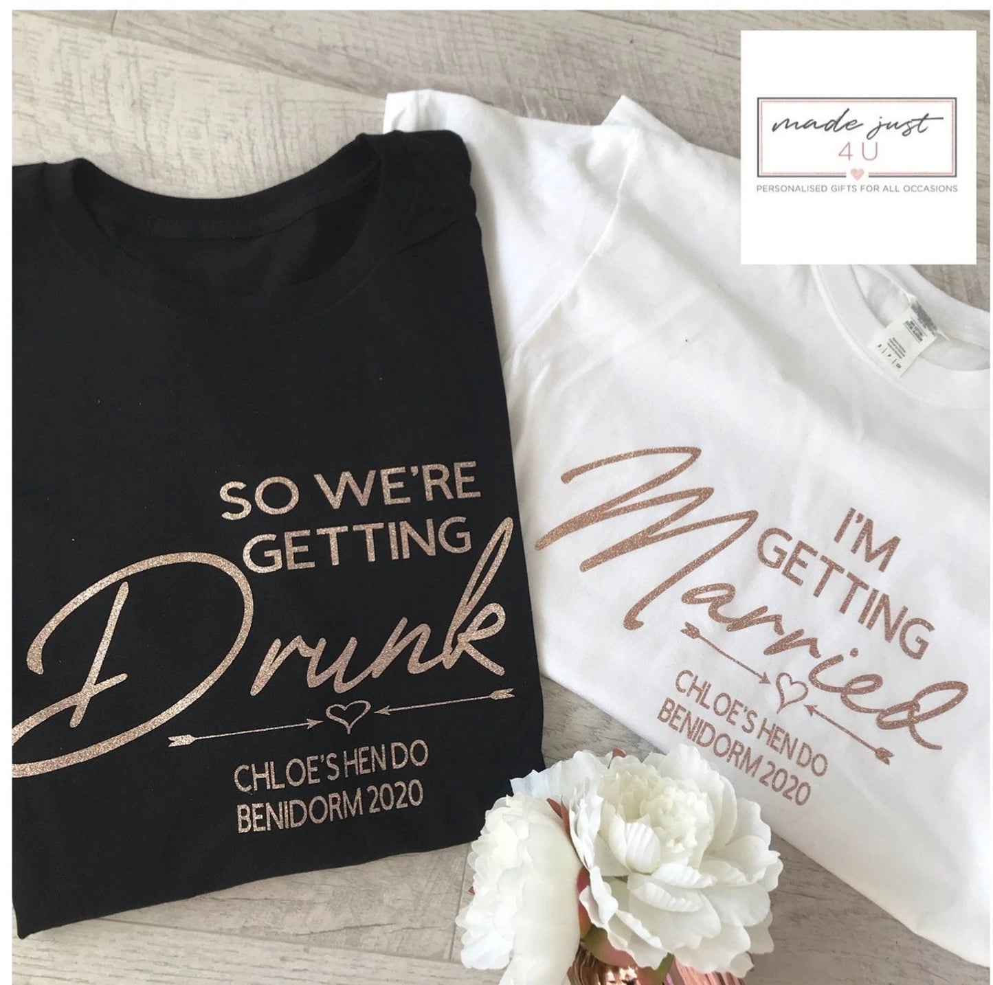 We're Getting Drunk Hen T-Shirts