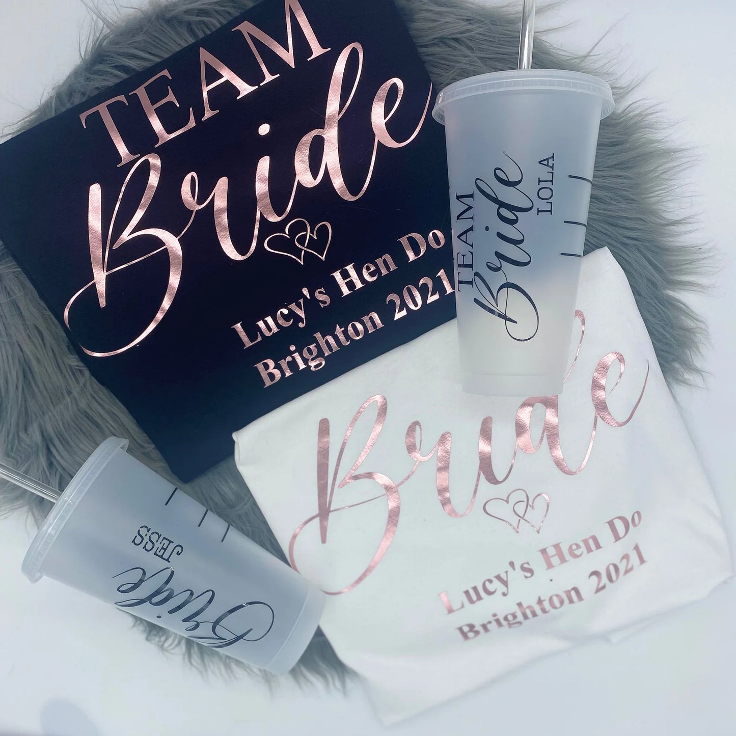 Personalised TEAM BRIDE Hen T-Shirts