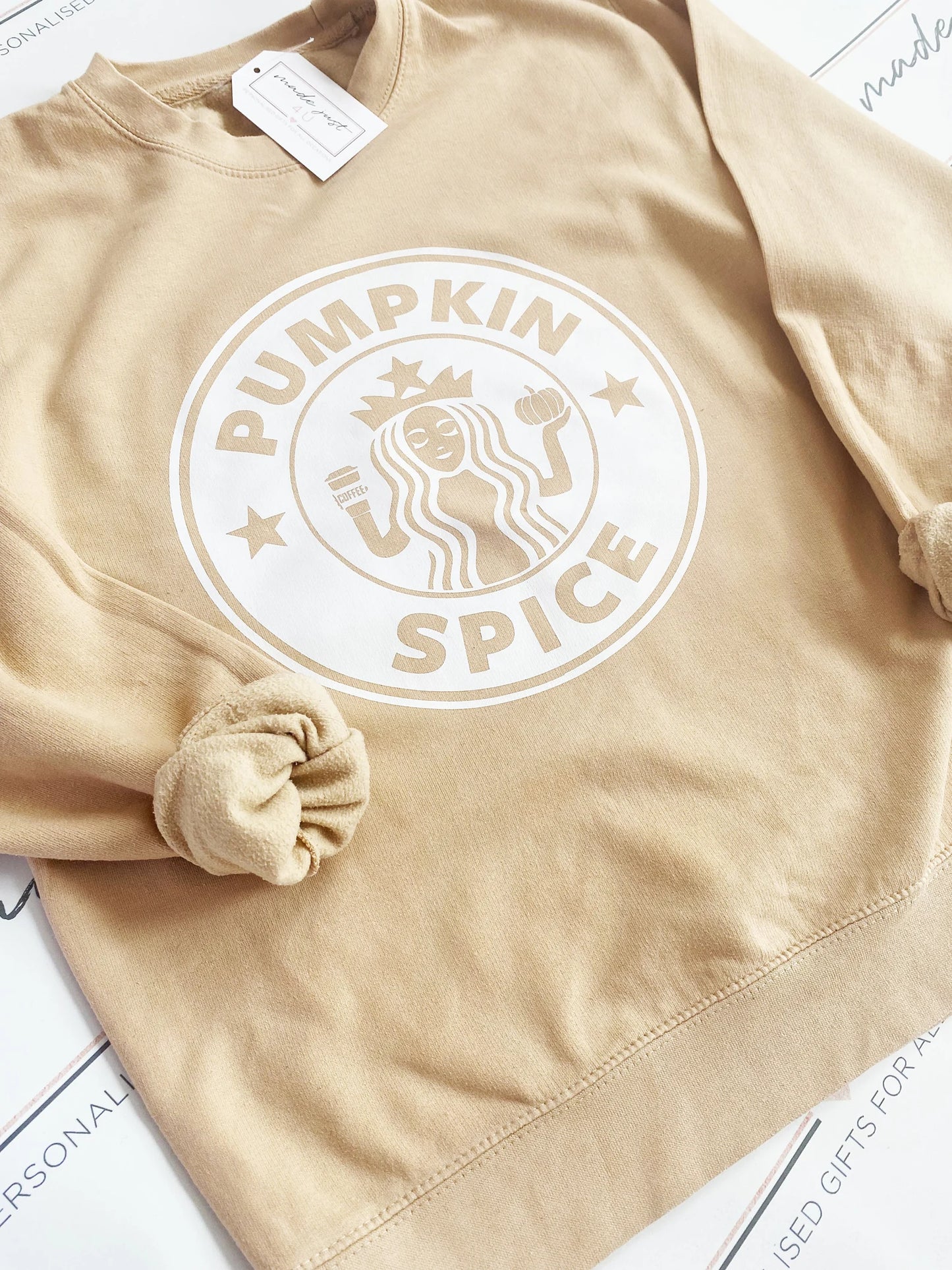 Pumpkin spice starbucks crewneck sweatshirt