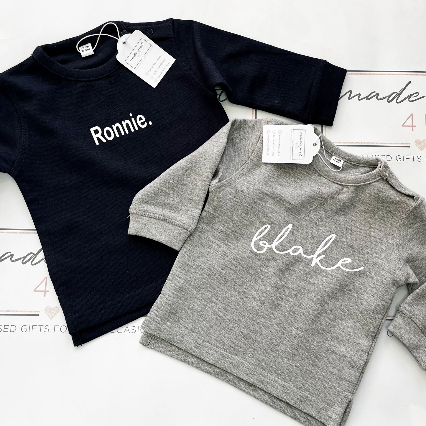 Personalised Name Childs sweatshirt