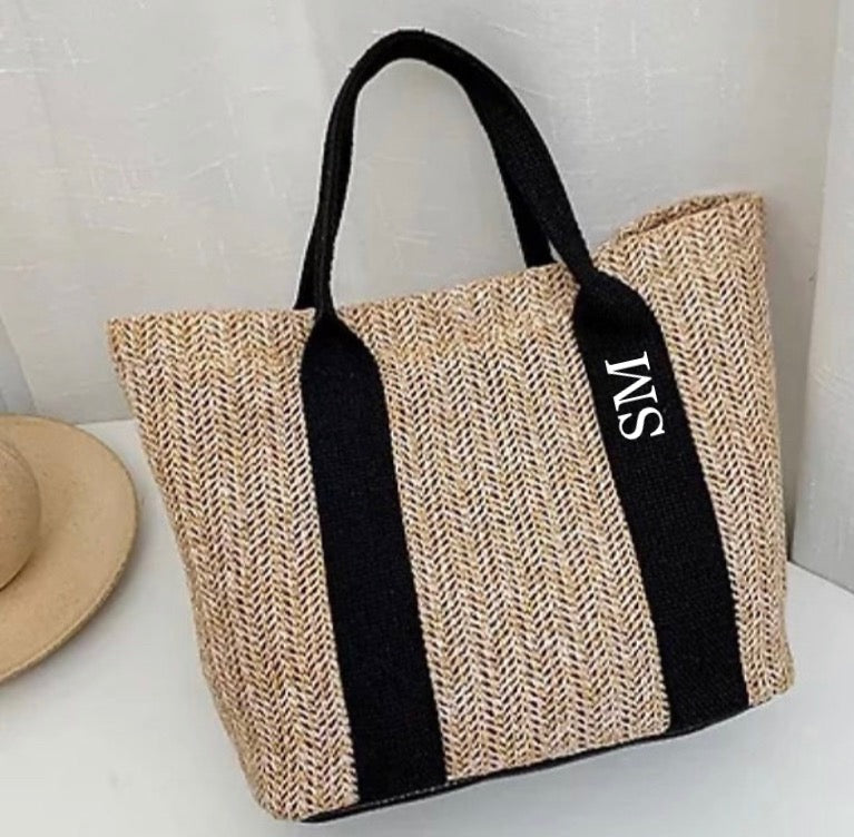 St Tropez Small Straw Bag