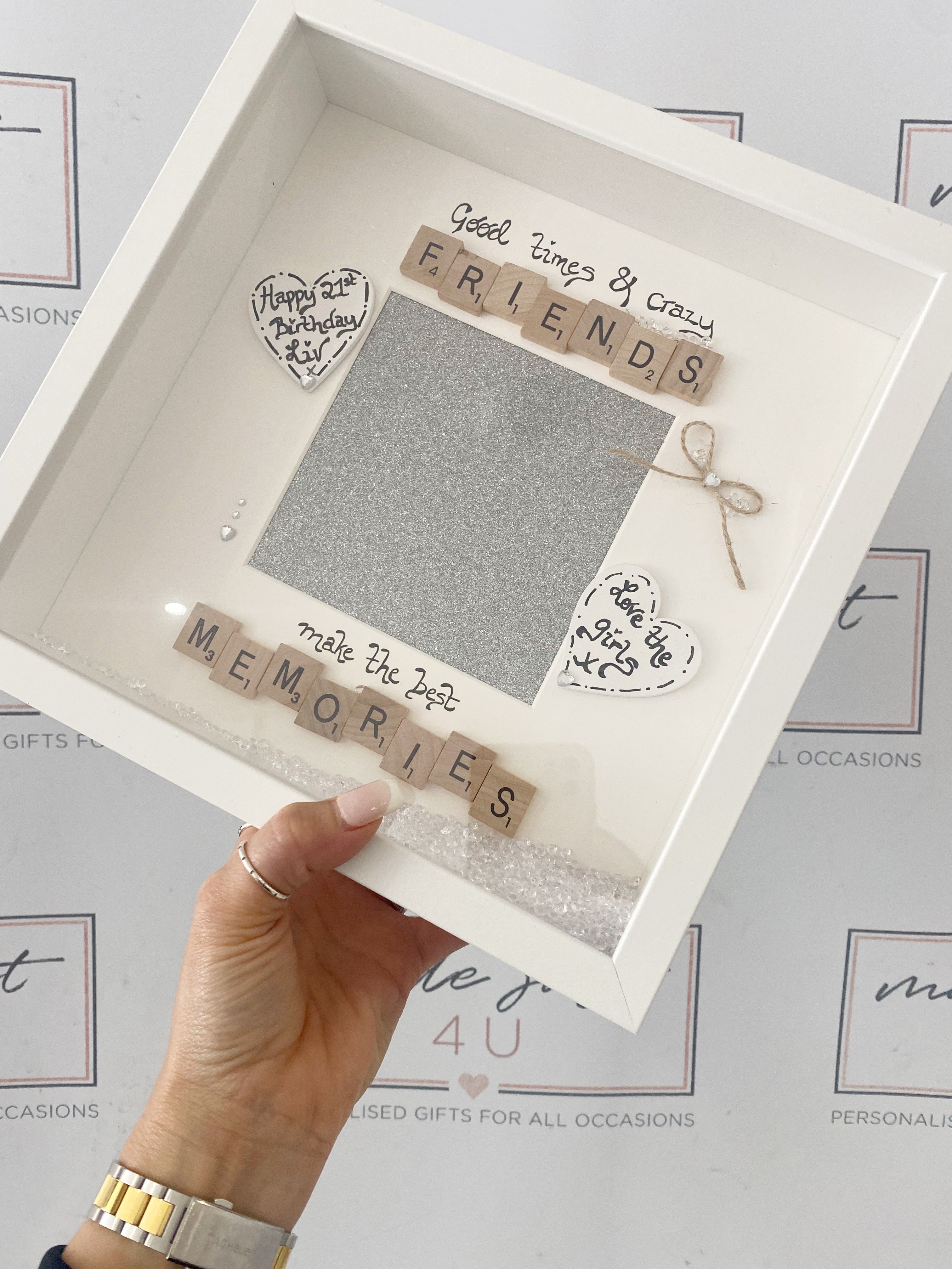 Good Times and Crazy Friends Make the Best Memories / Best Friend Gift /  Friend / Friend Picture Frame / Personalised Frame /christmas Gift - Etsy  UK | Diy best friend gifts,