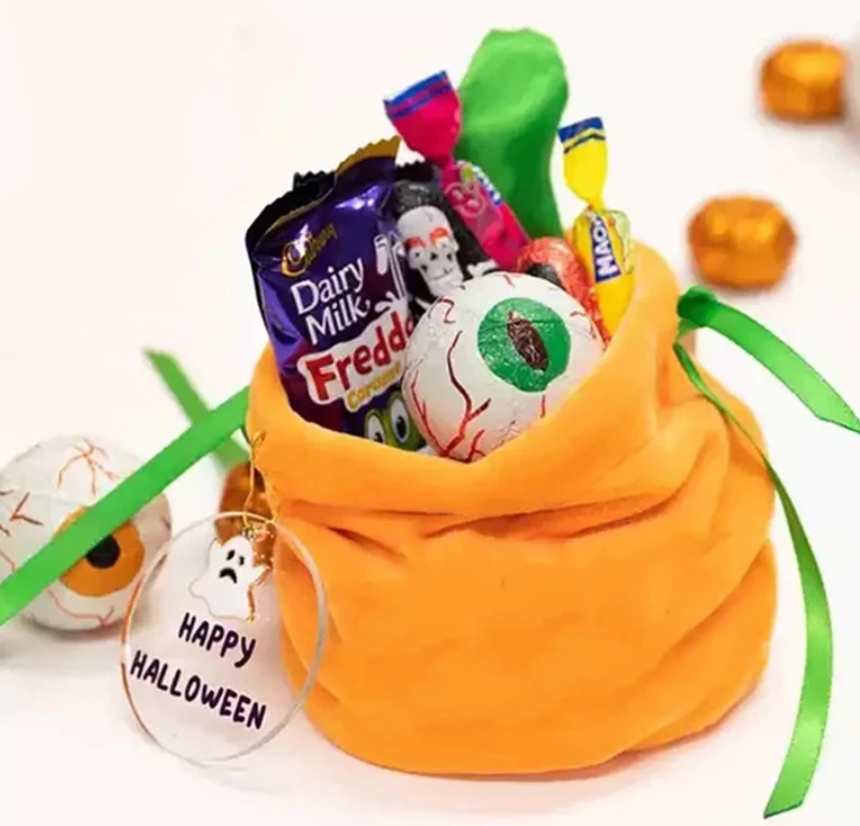 Pumpkin halloween bag sweet pouch gift