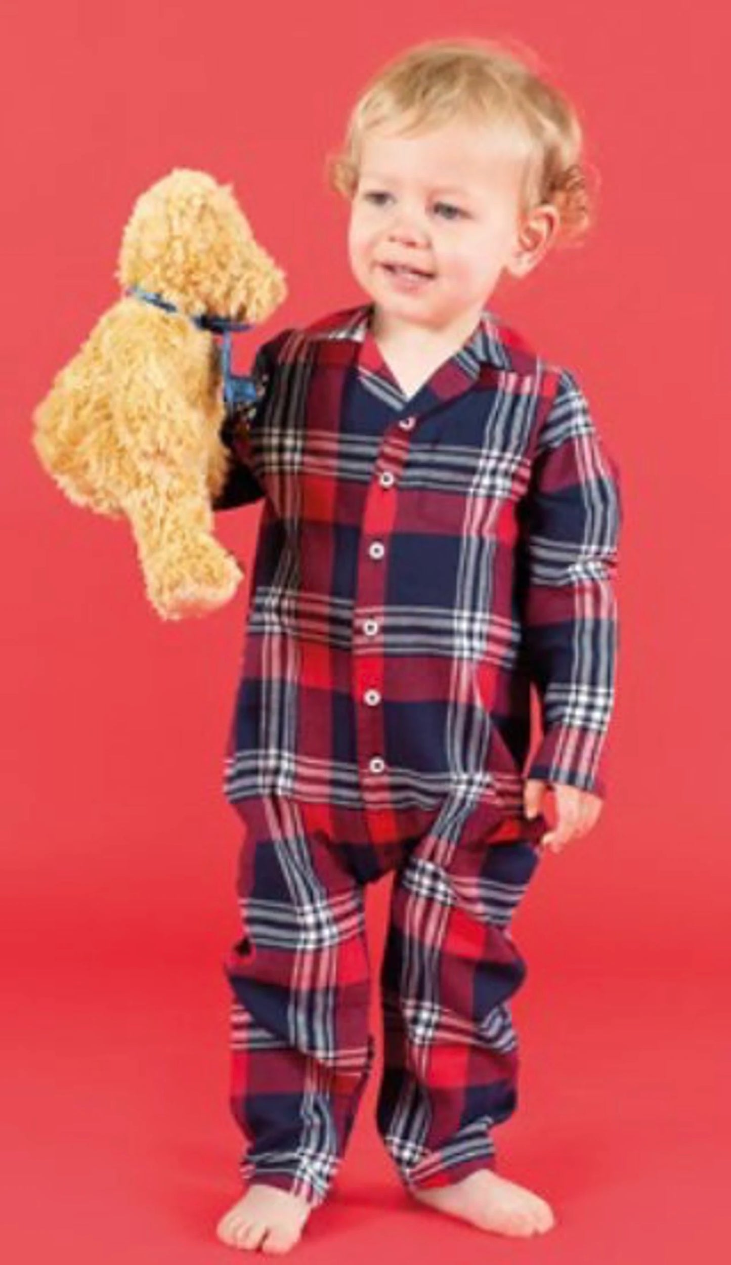 Personalised Matching Tartan Family Christmas Pyjamas Sets/ Christmas pjs / family christmas pjs / baby christmas pjs