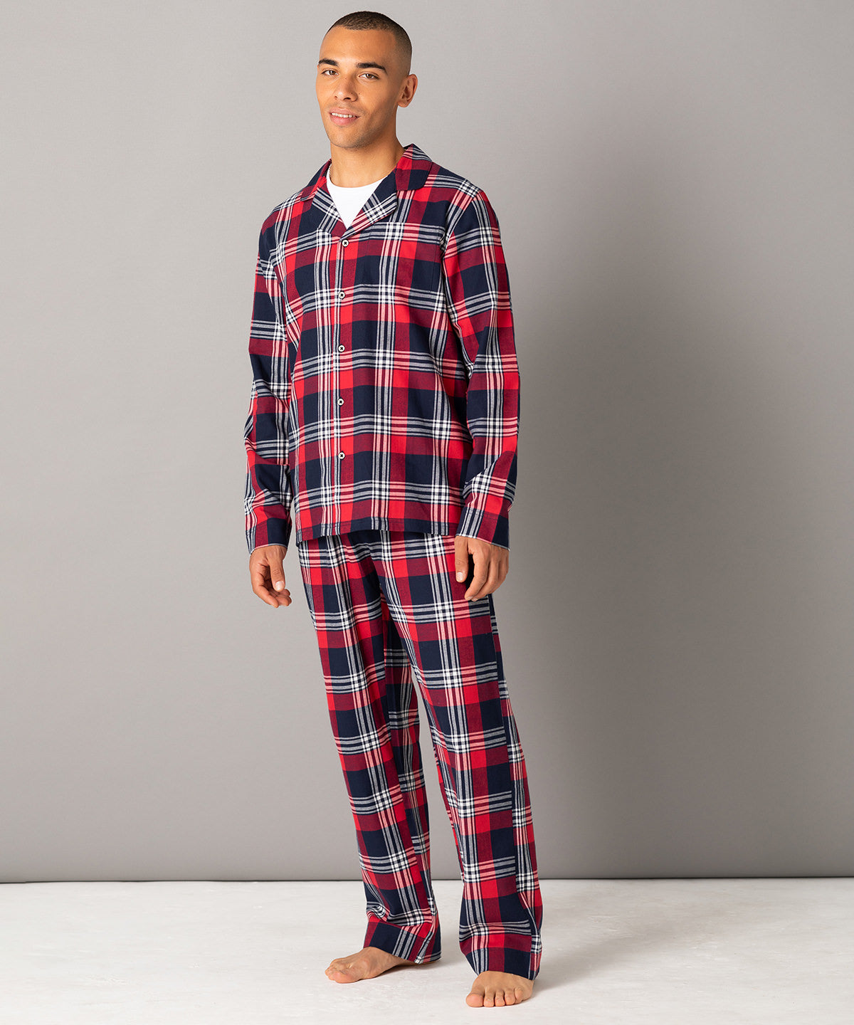 Christmas Pjs, Personalised Matching Tartan Family Christmas Pyjamas Sets