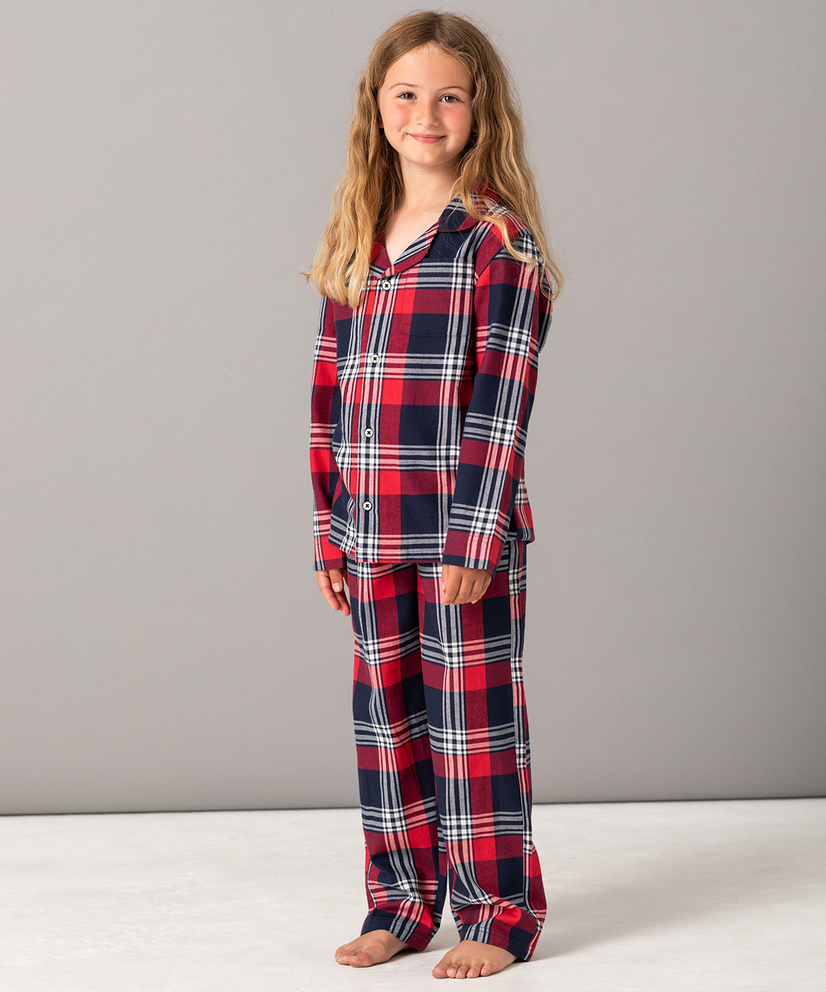 Christmas Pjs, Personalised Matching Tartan Family Christmas Pyjamas Sets